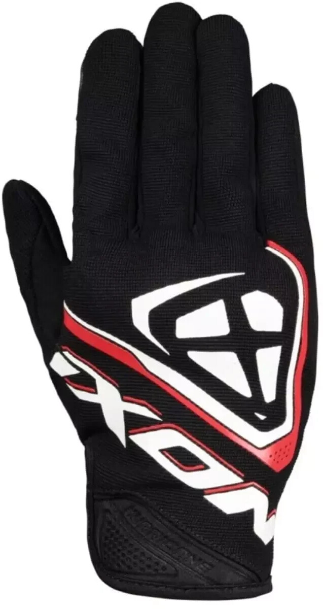 IXON Gants Hurricane noir/blanc/rouge