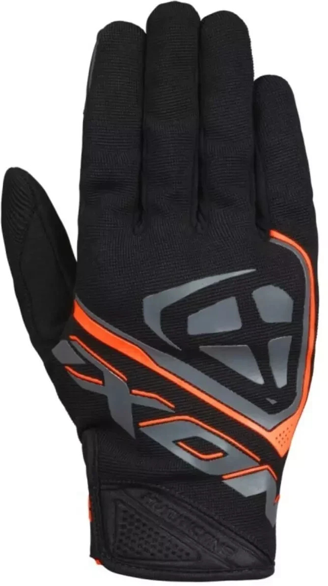 IXON Gants Hurricane noir/gris/orange