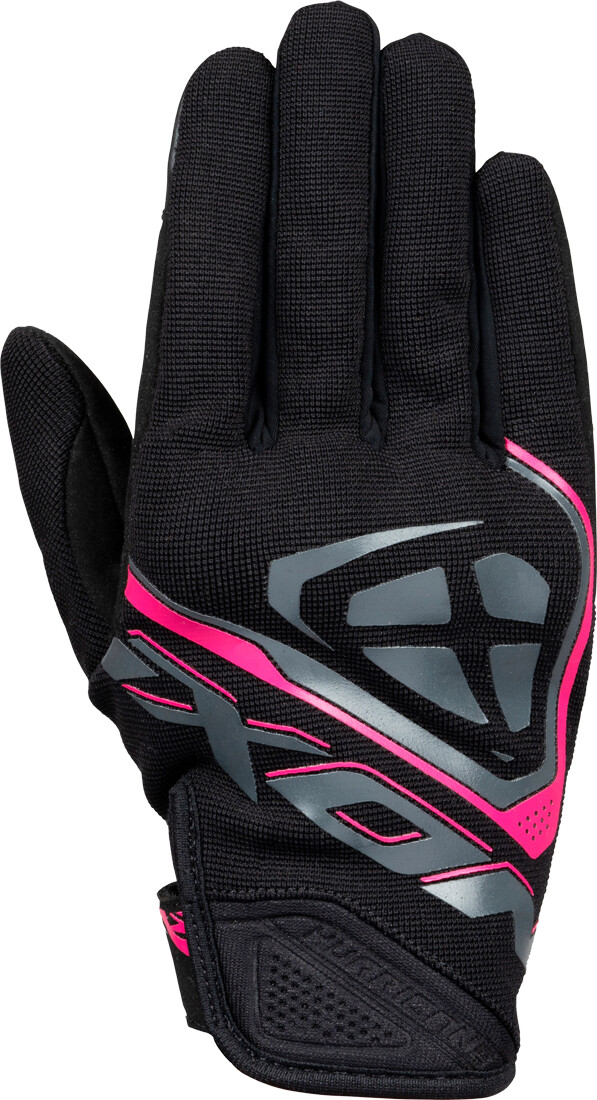 Photos - Motorcycle Gloves IXON Hurricane Lady Gloves black/pink 