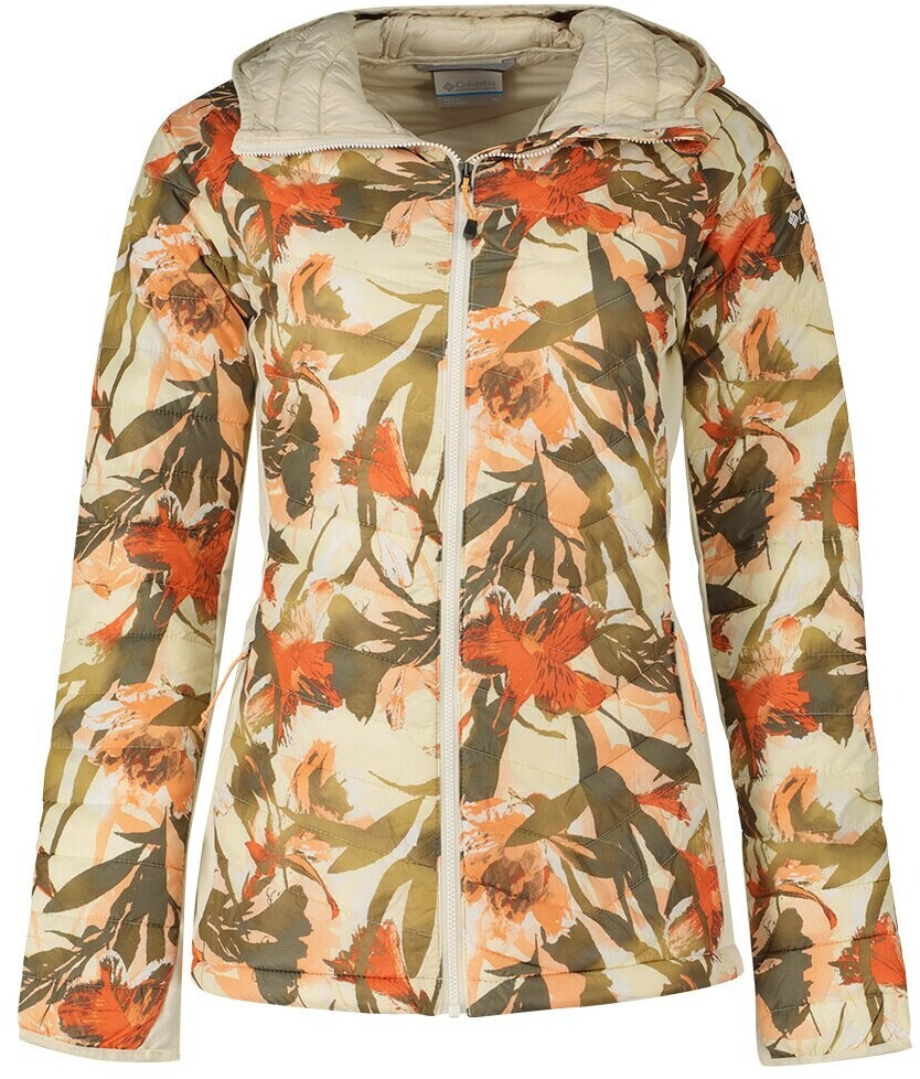 Columbia Powder Pass Hybrid Hooded Jacket Women (1773211) chalk floriculture print