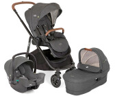 joie - Babyschale i-Snug 2 i-Size ab Geburt-13 kg (40 cm-75 cm) inkl.  i-Base Advance & GRATIS Autositz-Schutzunterlage - Shale 