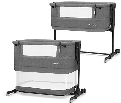 Kinderkraft Neste Grow Co-Sleeper Bed Grey