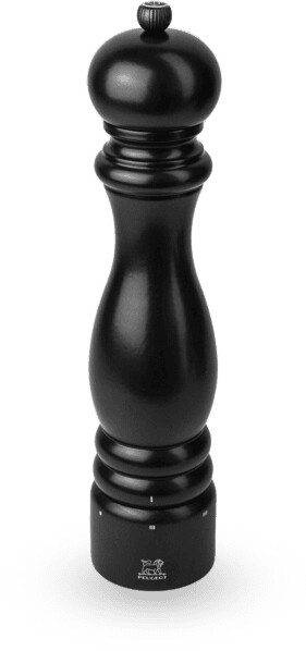 Peugeot Moulin à sel manuel en bois u'Select noir satin 30 cm