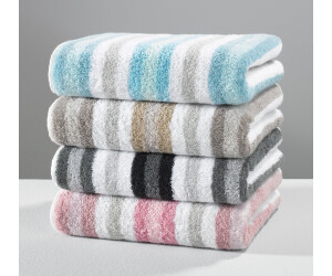 Cawö Handtuch Streifen 50 Baumwolle - - ab 8,90 100% € Preisvergleich bei rosa x | 100 cm