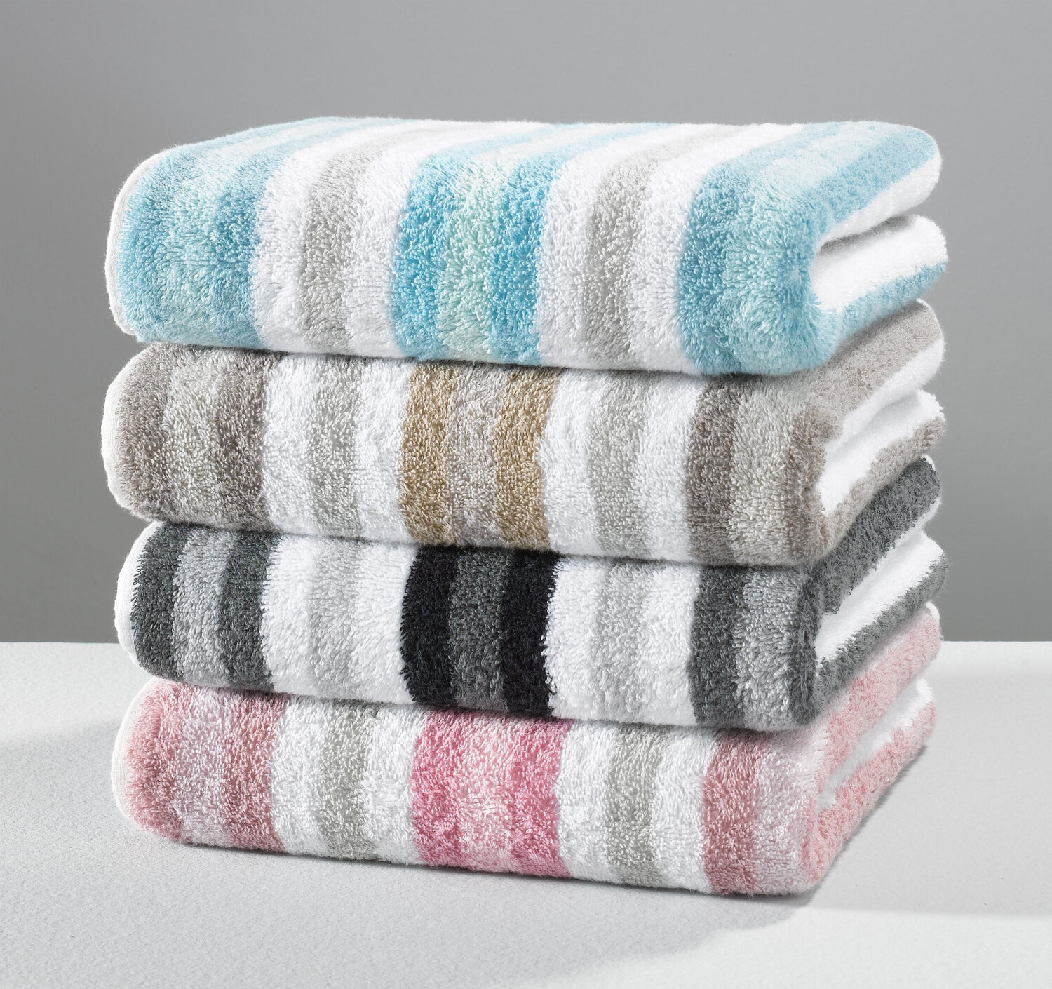 Cawö Handtuch Streifen cm 100 € rosa x 8,90 50 - Preisvergleich 100% Baumwolle - bei ab 