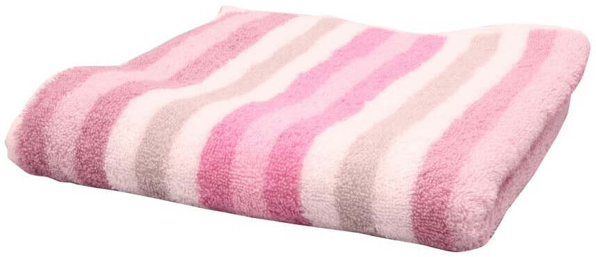 Cawö Preisvergleich Streifen rosa | € 8,90 Handtuch bei 50 - Baumwolle 100% cm x - ab 100