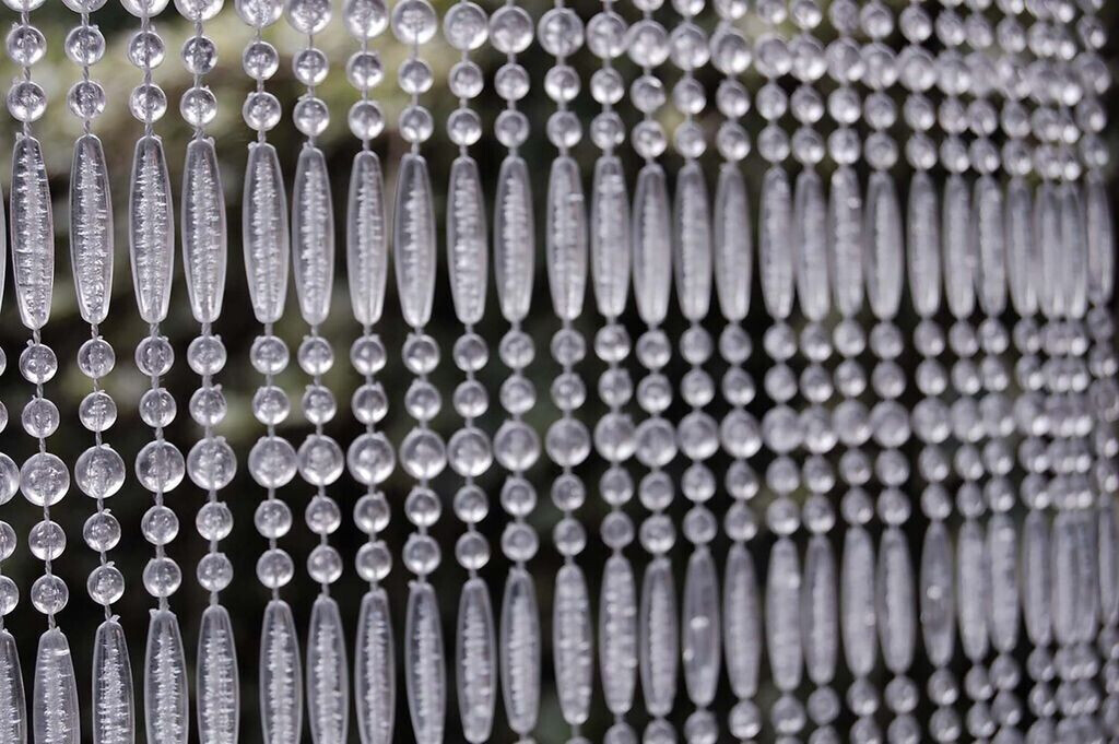 La Tenda CASA FREJUS 2 beaded curtain transparent 120 x 230 cm