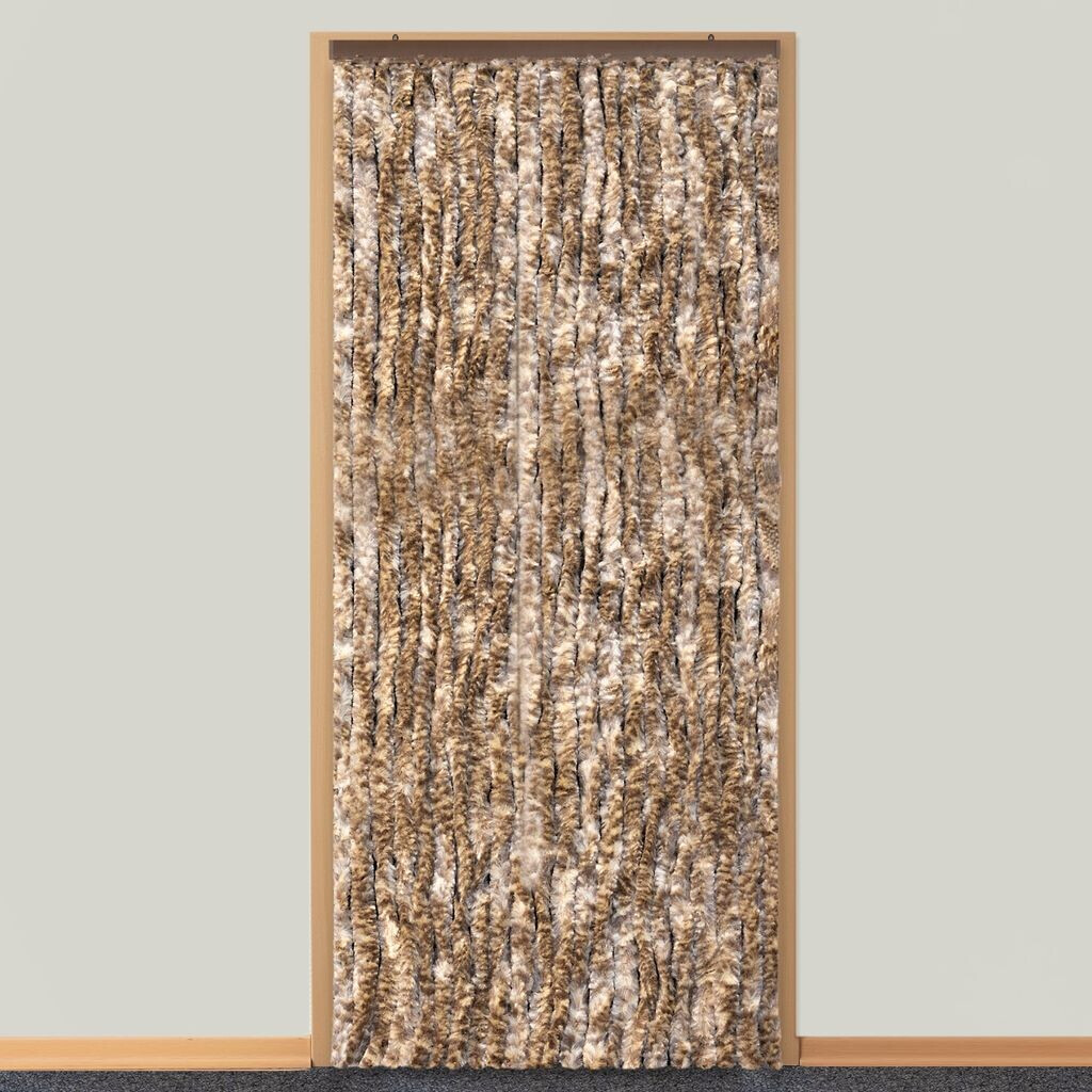 Moritz Flauschvorhang aus Chenille 90 x 200 cm braun beige (64003) ab 38,99  €