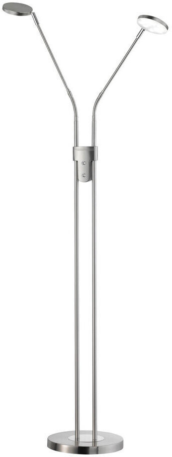 | 840037 Preisvergleich Luna white 150cm easy bei dimmbar 2-fach LED 6W 98,50 steuerbar ab Tunable FHL Stehleuchte nickel 2x €