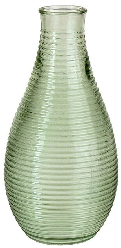 Vase Bouteille verre dépoli gris Vases Werner Voss 50324