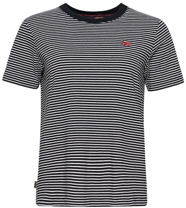 Superdry Vintage Logo Emb Stripe T-Shirt (W1010990A)