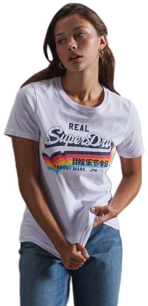 Superdry Vintage Logo T-Shirt (W1010255A) white