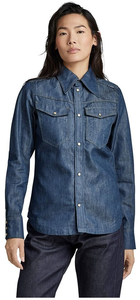 G-Star 70´s Slim Denim Shirt (D22916-D303) raw denim