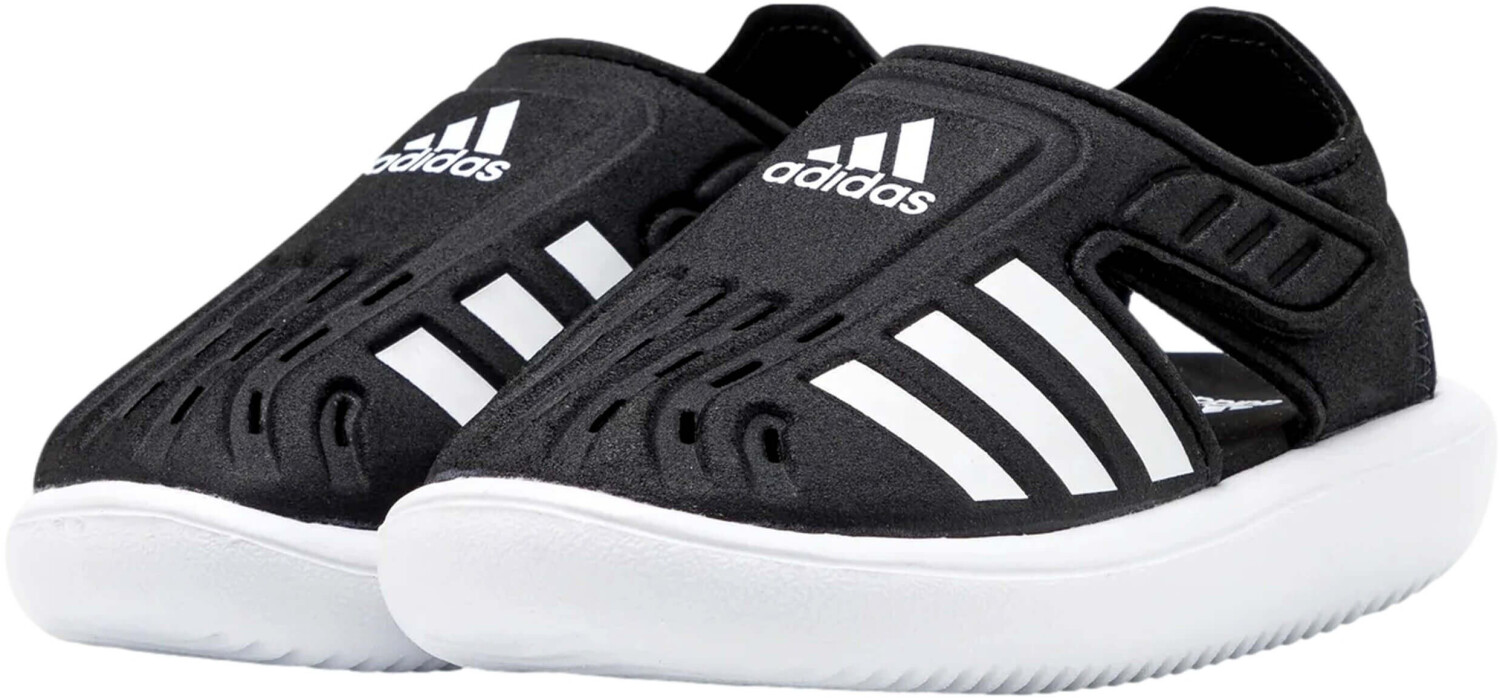 Adidas superstar store sandals black