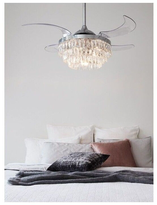 Boutica design Retractable VEIL 122cm Chrome