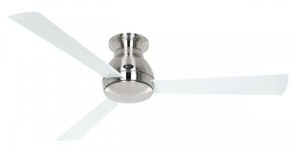 CasaFan Pallas 142cm Chrome Blanc