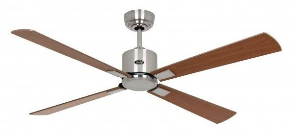 CasaFan Eco Neo III 132cm Chromé Cerisier Noyer