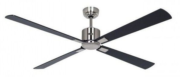 CasaFan Eco Neo III 152cm Chromé Brillant Noir Teck