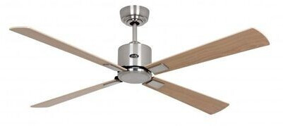 CasaFan Eco Neo III 132cm Chromé Erable Hêtre