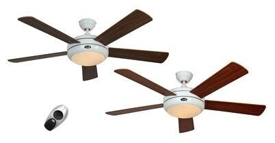 CasaFan Titanium 132cm Blanc Noyer Cerisier