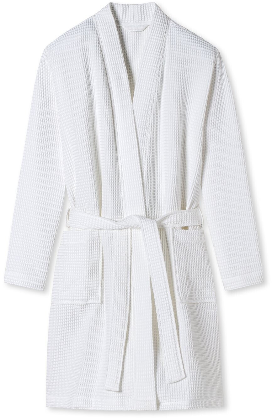 Schiesser Damen Bademantel Kimono Waffel Piqué weiß ab 42,17 € |  Preisvergleich bei