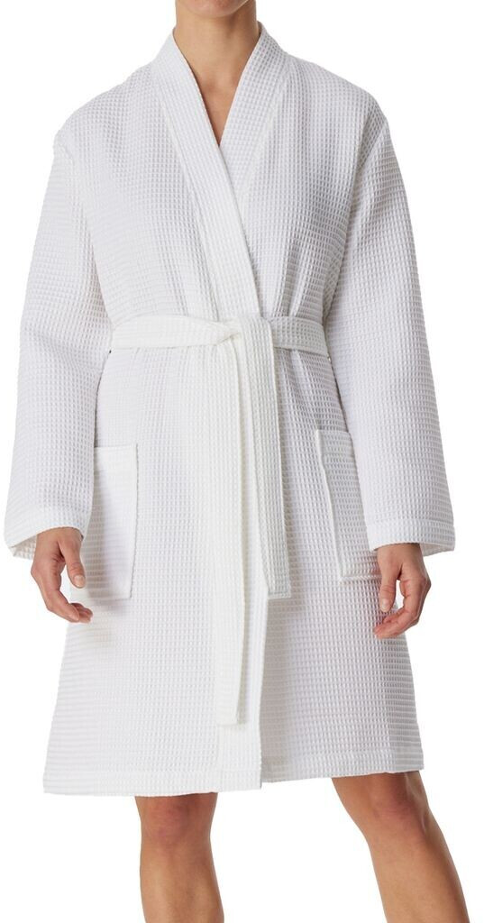 Kimono Bademantel Damen Schiesser Preisvergleich Piqué bei weiß 42,17 € | Waffel ab