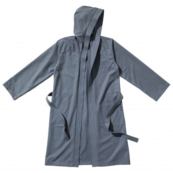 Cocoon Microfiber Bathrobe anchor grey