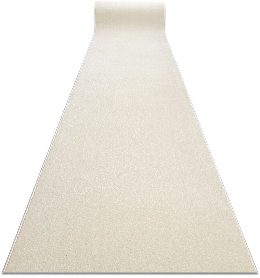 BestenTeppicheDe CARMEL Smooth Uni 140x300 cm white