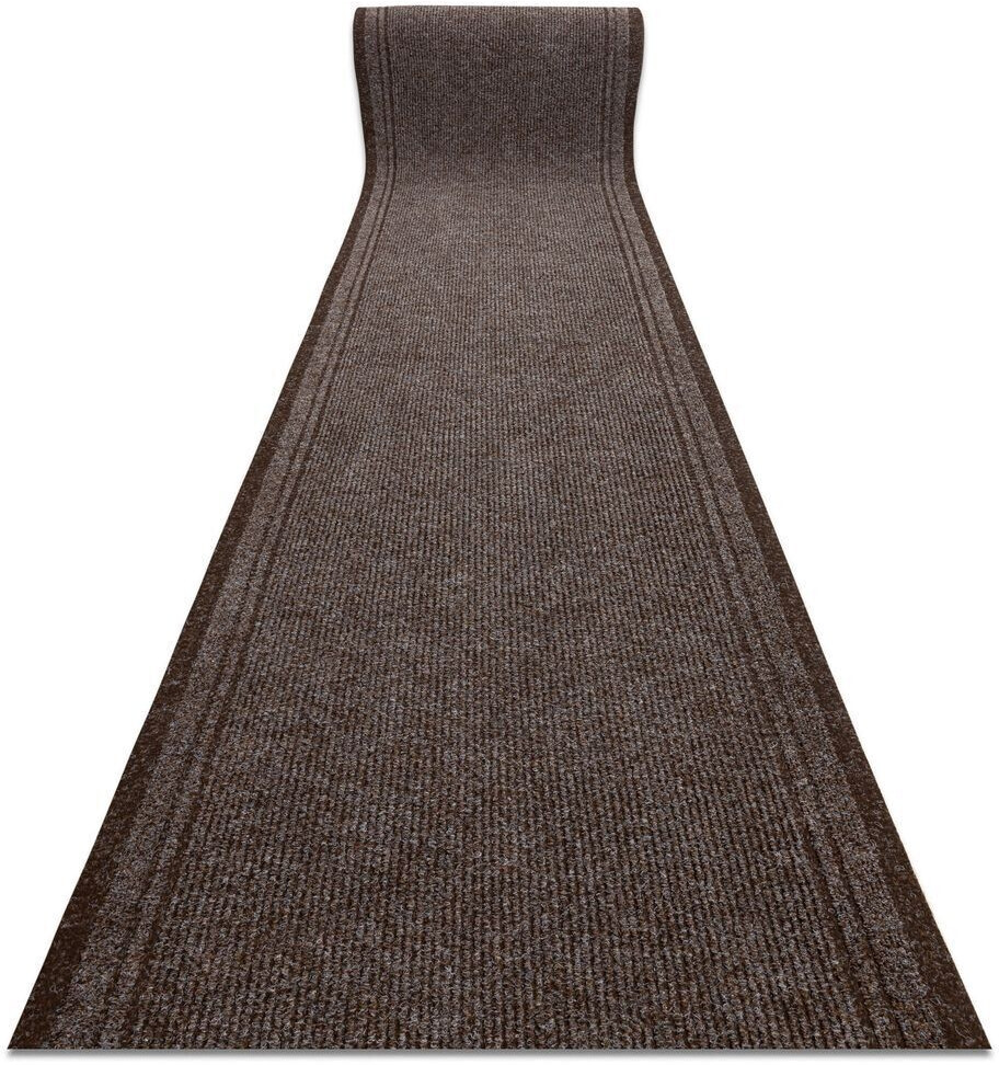 BestenTeppicheDe Anti-slip MALAGA brown 7058 100x300 cm brown
