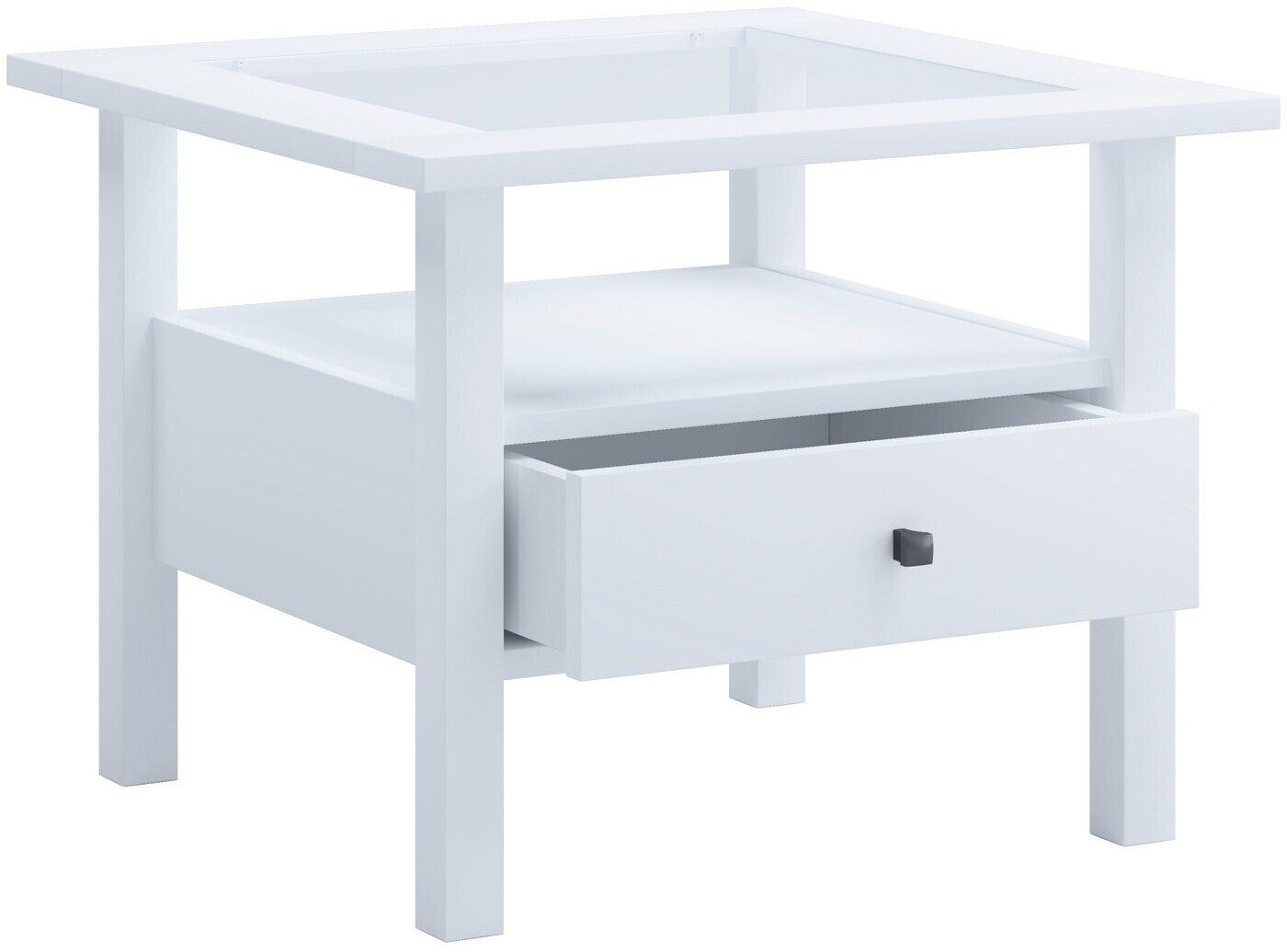 VCM Living room table Lingis M 54x42 cm white