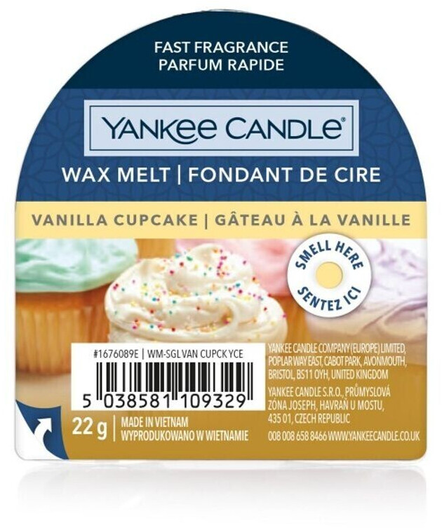 Yankee Candle Vanilla Cupcake 22g a € 2,90 (oggi)