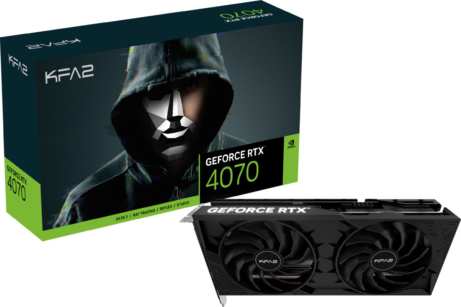 KFA² GeForce RTX 4070 1-Click OC 2X