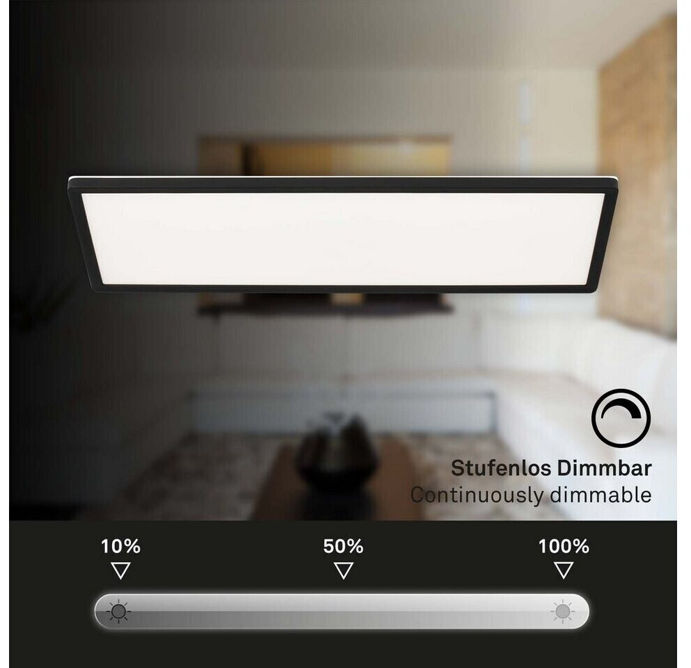 Briloner Ultraflaches CCT LED bei Panel, cm, LED, € schwarz W, 23 lm, ab 29,3 | Preisvergleich 3000 54,95