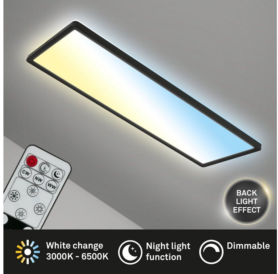 Briloner Ultraflaches CCT LED Panel, lm, ab 3000 schwarz 54,95 23 Preisvergleich cm, bei W, 29,3 LED, € 
