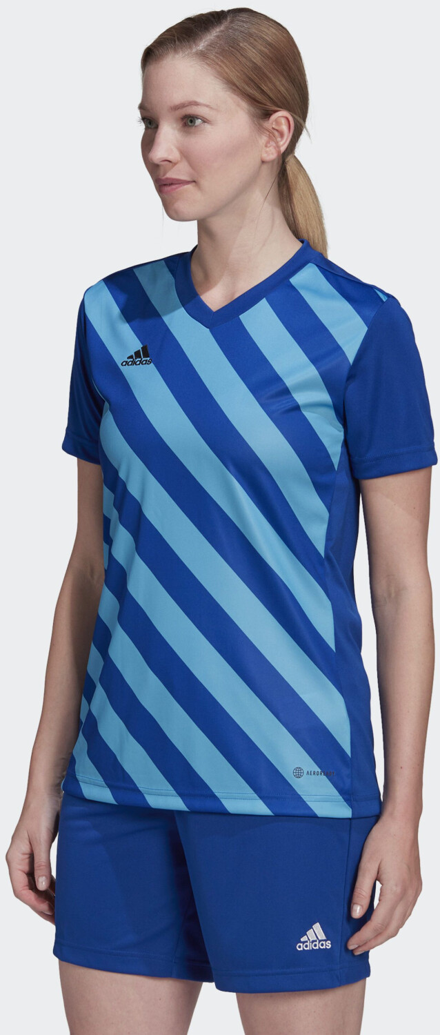 Photos - Football Kit Adidas Entrada 22 Graphic Shirt Women  royal blue/app sky r (HE2988)