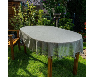 Laro Gartentischdecke oval grau ab 14,99 € Preisvergleich bei idealo.de