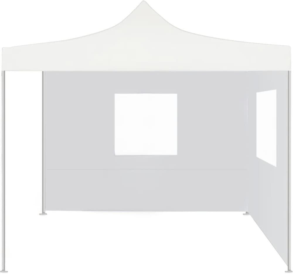 VIDAXL Tente de reception pliable avec parois Noir 2x2 m pas cher