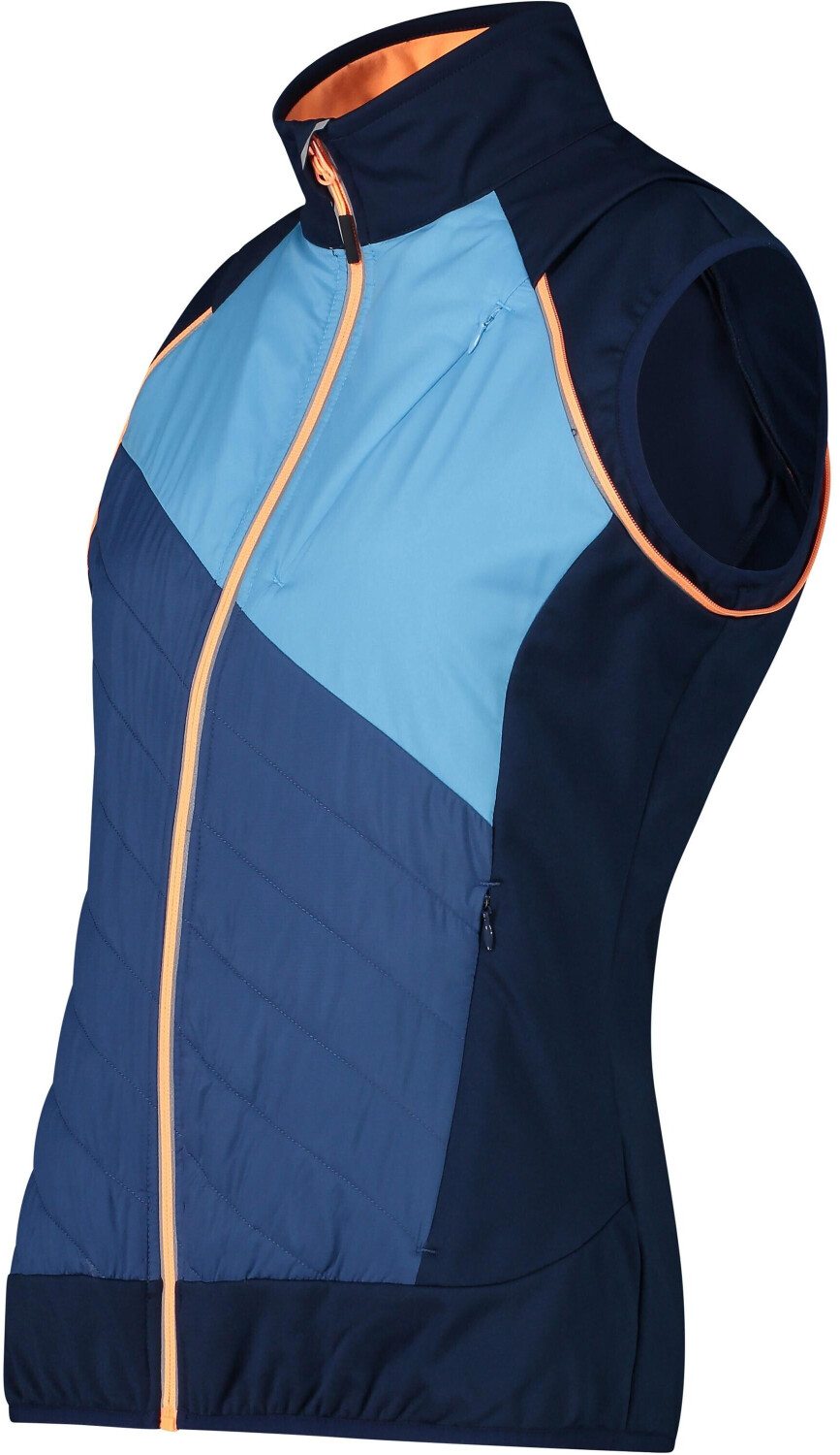 £52.99 Buy blue/dusty with from Removable CMP Women\'s Sleeves Deals blue – (Today) on Hybrid Best (30A2276) Jacket