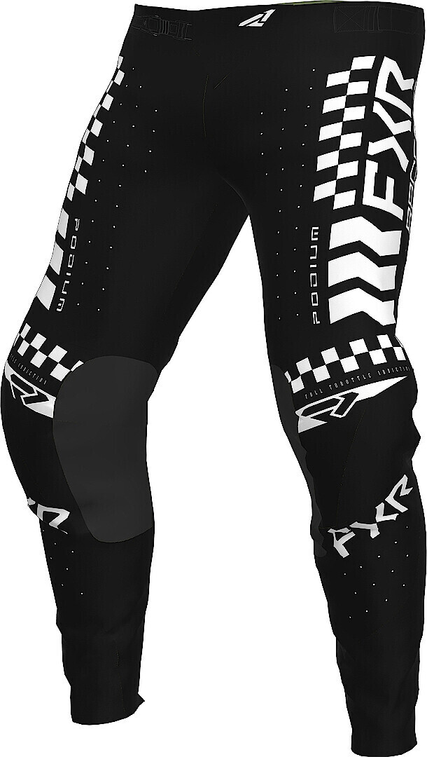 Photos - Motorcycle Clothing FXR Podium Gladiator  Motocross Pants black/white  2023