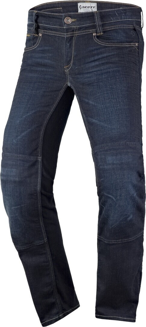 Photos - Motorcycle Clothing Scott Sports  Denim Stretch Jeans blue 