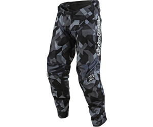 Pantalon Dirt Bike Troy Lee Designs GP Mono Noir - Taille 32, Résistant, Motocross