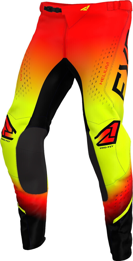 Photos - Motorcycle Clothing FXR Helium  Motocross Pants black/red/yellow  2023