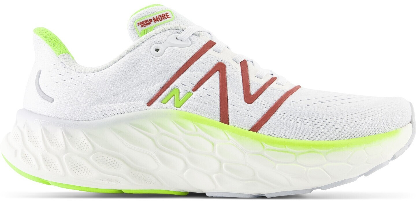 New Balance Fresh Foam X More v4 (MMORCR4D) quartz grey/thirty watt/brick red