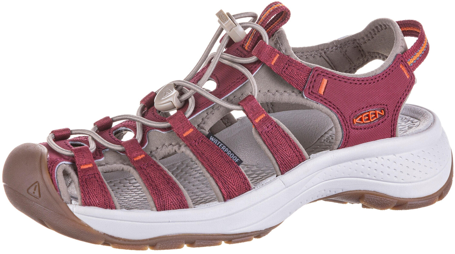 Keen Women's Astoria West Sandal merlot/scarlet ibis