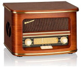 oneConcept NR-12 Radio portátil FM AM Retro Años 50 Pequeña Rosa_0