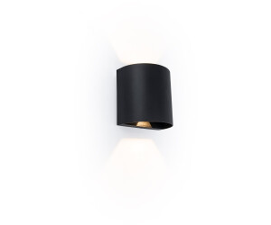 Lutec LED Wandleuchte Gemini Beams Schwarz-matt 2x 5W 400lm IP54 schwarz  (5104006012) ab 41,91 € | Preisvergleich bei