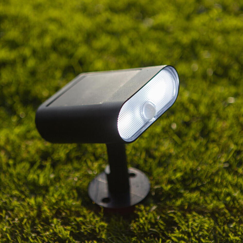 Lutec LED Solar Erdspießleuchte RGBW Ginbo Schwarz 7W 500lm IP44 schwarz  (6938405330) ab 44,90 € | Preisvergleich bei