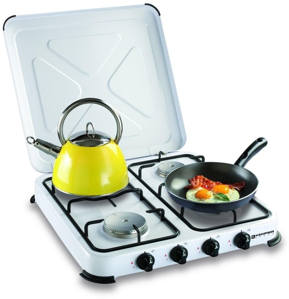 Kemper 4-burner enameled stove (104983)