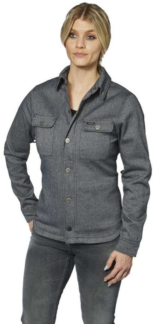 Rokker Boston Rider Lady Hemd grey