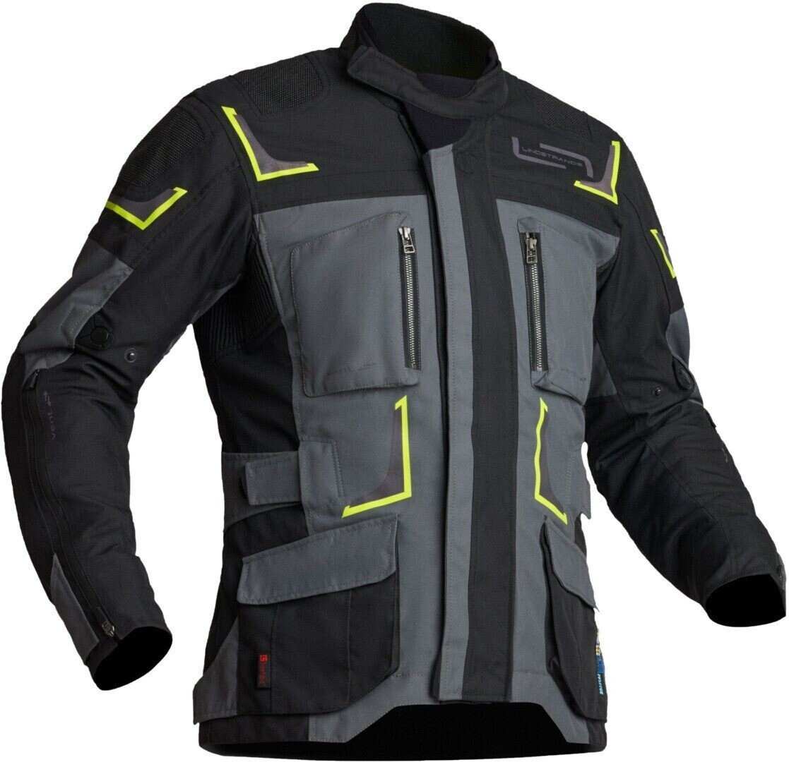 Jofama Lindstrands Myrvik Wasserdichte Jacket black/grey/yellow